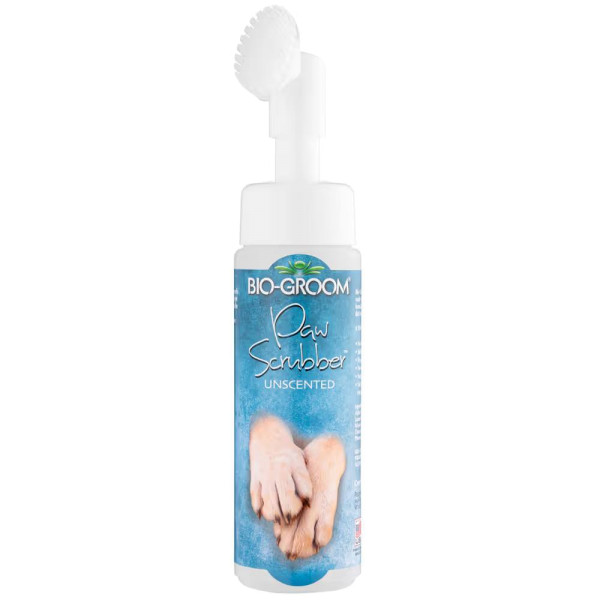 Bio-Groom Paw Scrubber - Schaum z. Waschen von Hunde- und Katzen, mit eingearb. Bürste