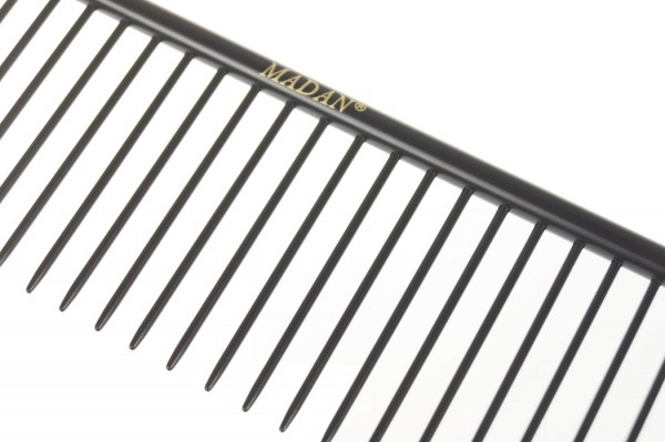 Madan Professional Pudelkamm Pinnlänge 28cm - schwarz beschichtet