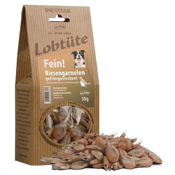 Petman Lobtüte "Fein!" Garnele 50g