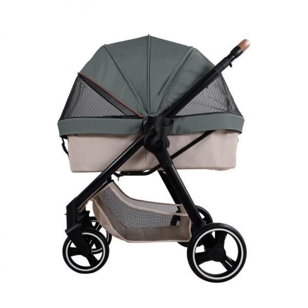 Ibiyaya® Hundebuggy Retro Luxe Stroller - FS2102-GN - Salbei