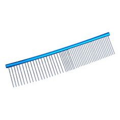 Madan Aluminium Grooming Kamm ( Blue )