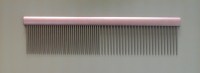 Madan Alumium Grooming Kamm - ( (Longer Teeth) - Rosa Madan Alumium Grooming Kamm - ( (Longer Teeth) - Rosa