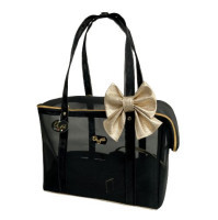 Holiday Net Zip Carrier + Pochette in Noir Holiday Net Zip Carrier + Pochette in Noir