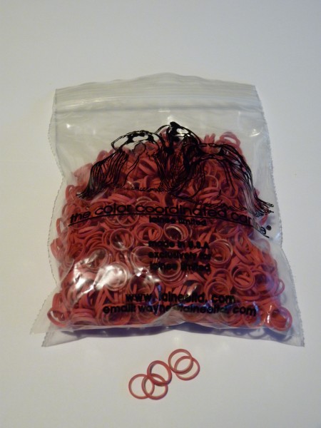 Lainee Ltd. Zopfgummis / USA / medium - 5/16" - Sangria