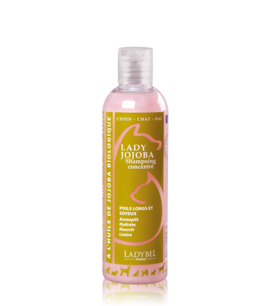 Ladybel Lady Jojoba - Feuchtigkeitsspendendes Shampoo für Langhaarhunde