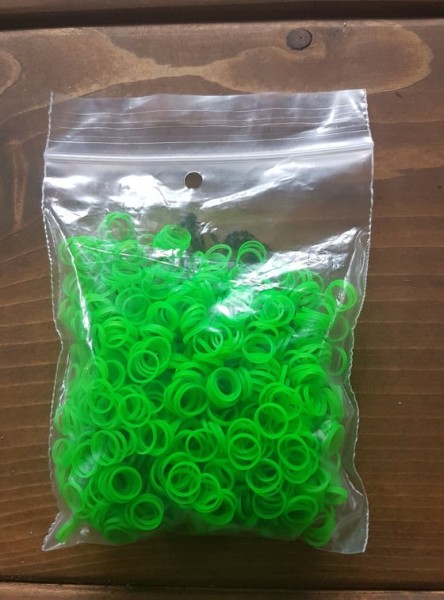 Lainee Ltd. Zopfgummis / Top Knot bands / 5/16 " margarita lime green