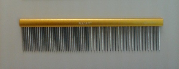 Madan Alumium Grooming Combs - ( (Longer Teeth) - Gold