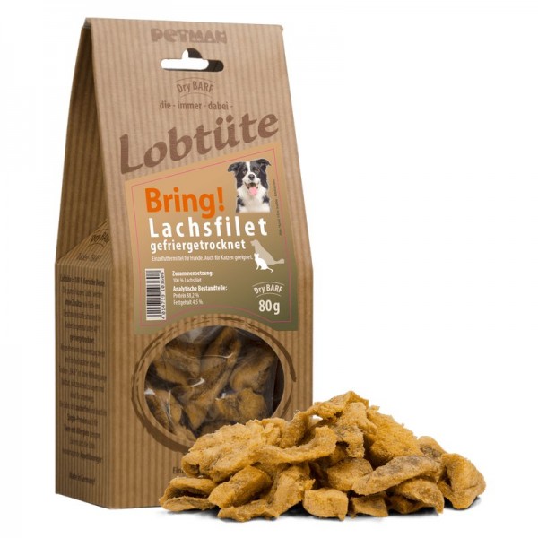 Petman Lobtüte "Bring!" Lachs 80g