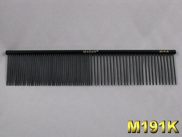 Madan Grooming Kamm - ( (Longer Teeth)- Black