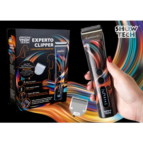 Show Tech Experto Cordless Clipper - kabellos 5-Gang