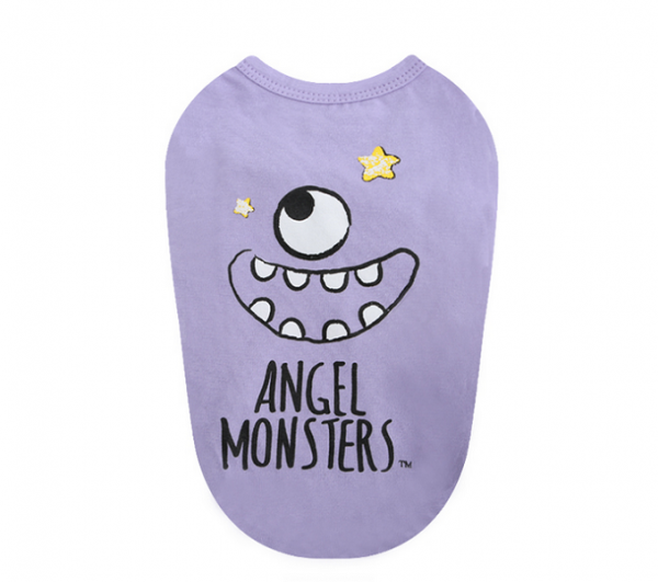 Puppy Angel Shirt Monsters in Lila